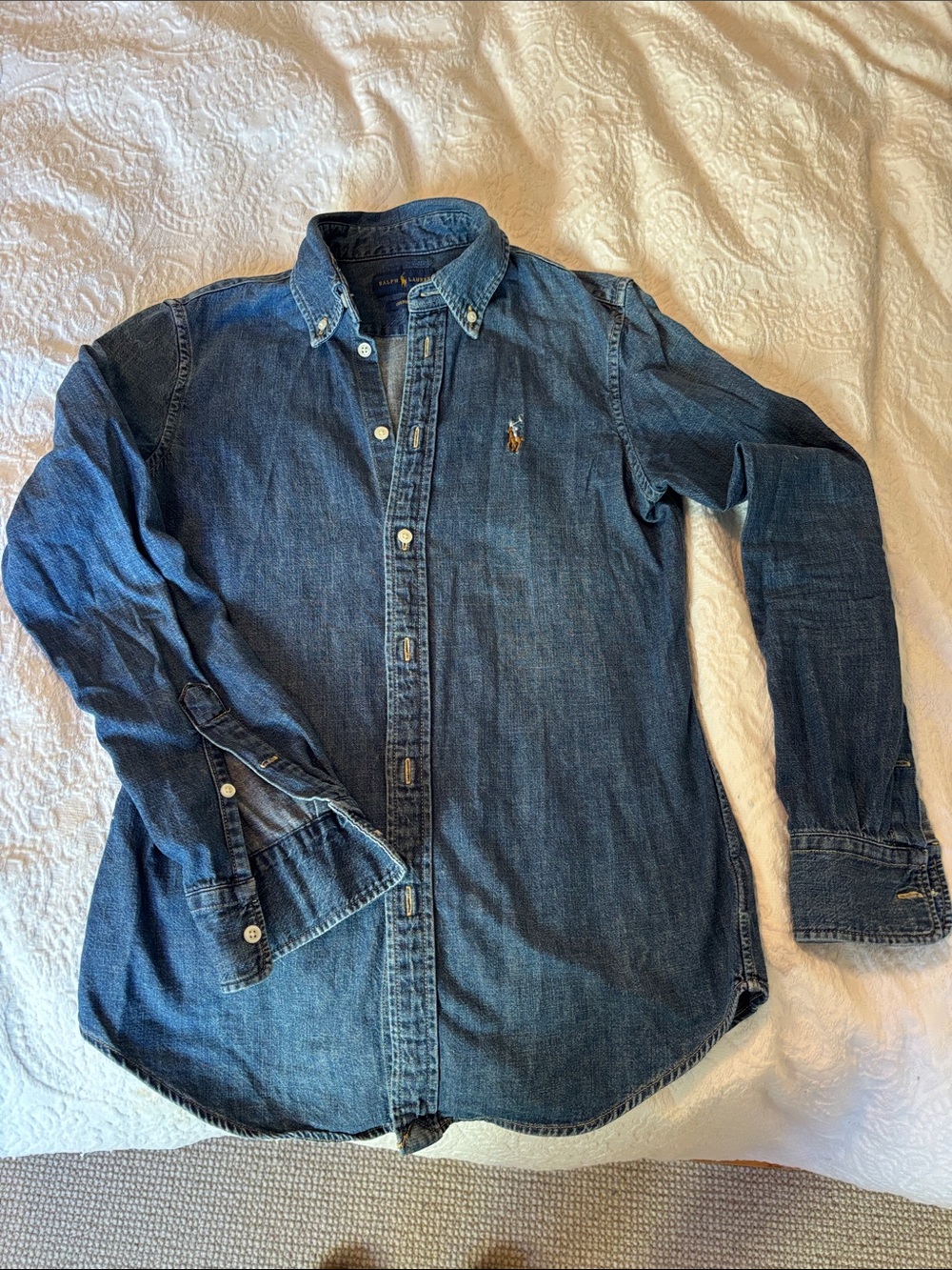 Polo by Ralph Lauren Women's Indigo Denim Button-Down Shirt